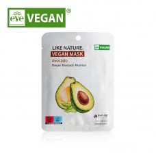 Веганская маска с авокадо Eyenlip Like Nature Vegan Mask Avocado